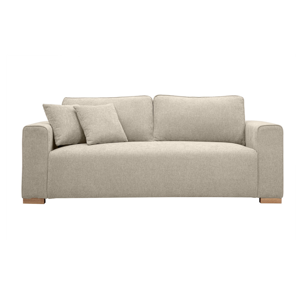 Beige Tuxedo Sofa