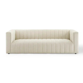 Beige Tuxedo Sofa