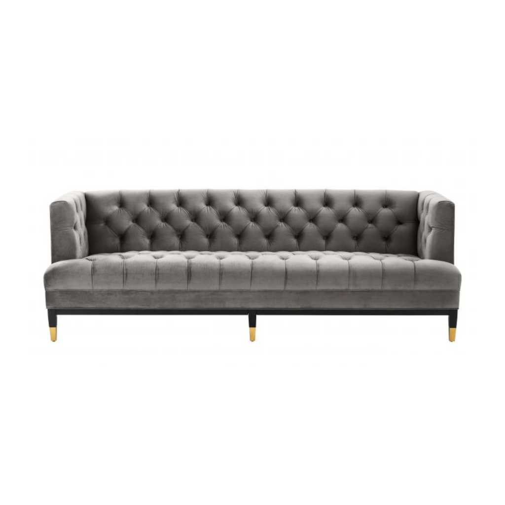 Grey Tuxedo Sofa