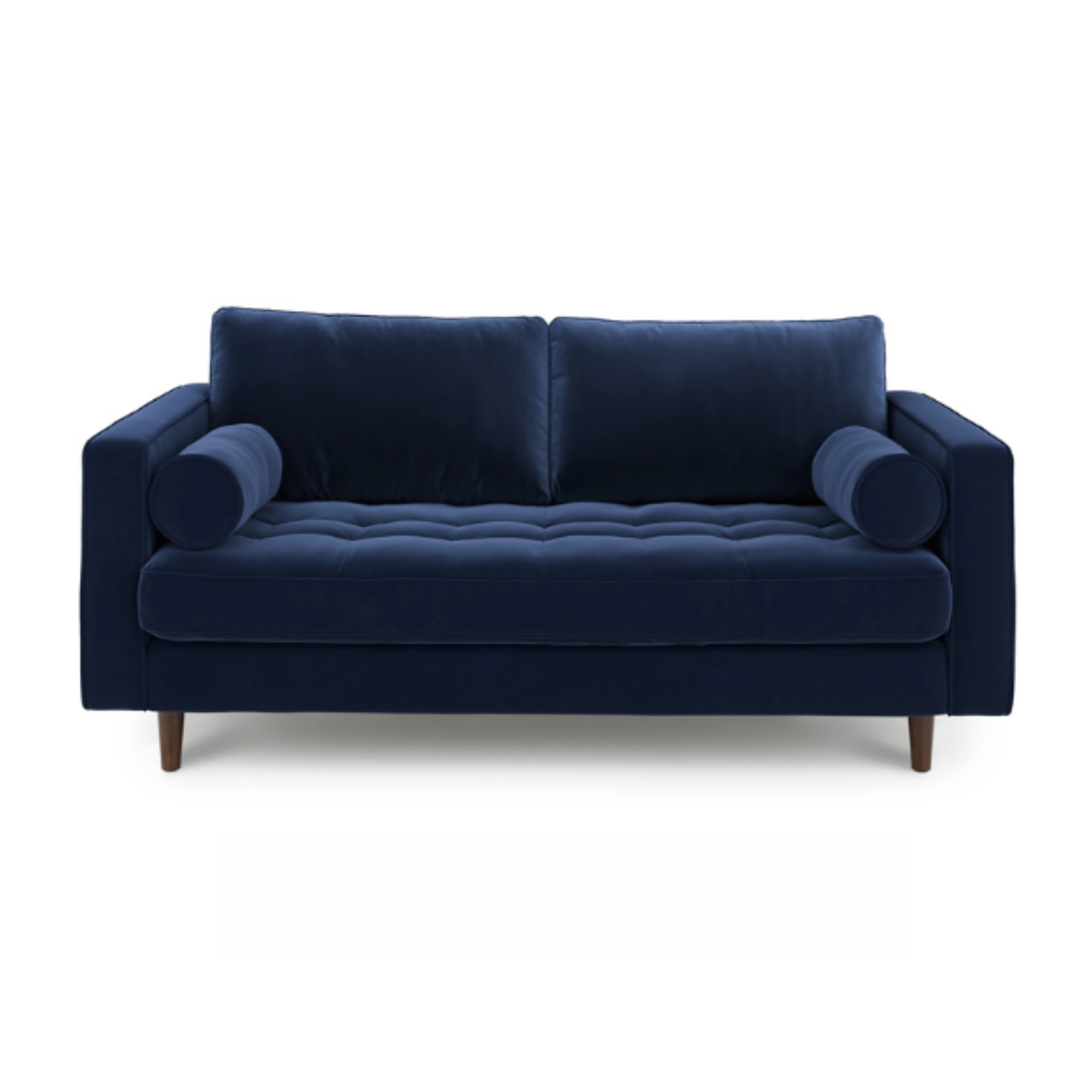 Rich Blue Tuxedo Sofa