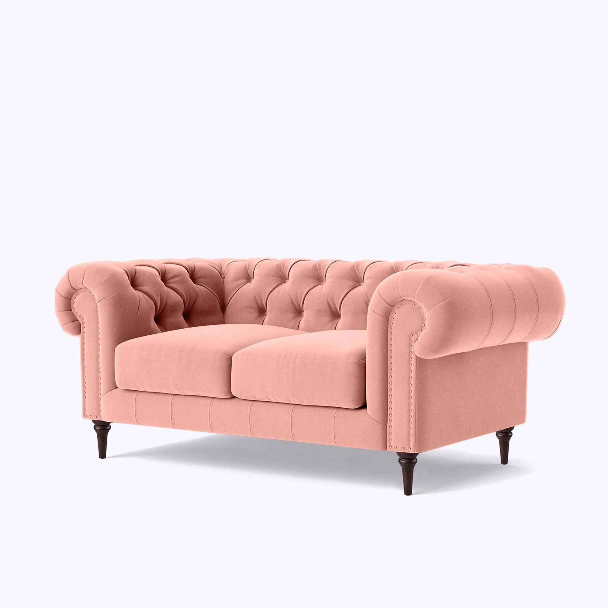 Peach Chesterfield Sofa