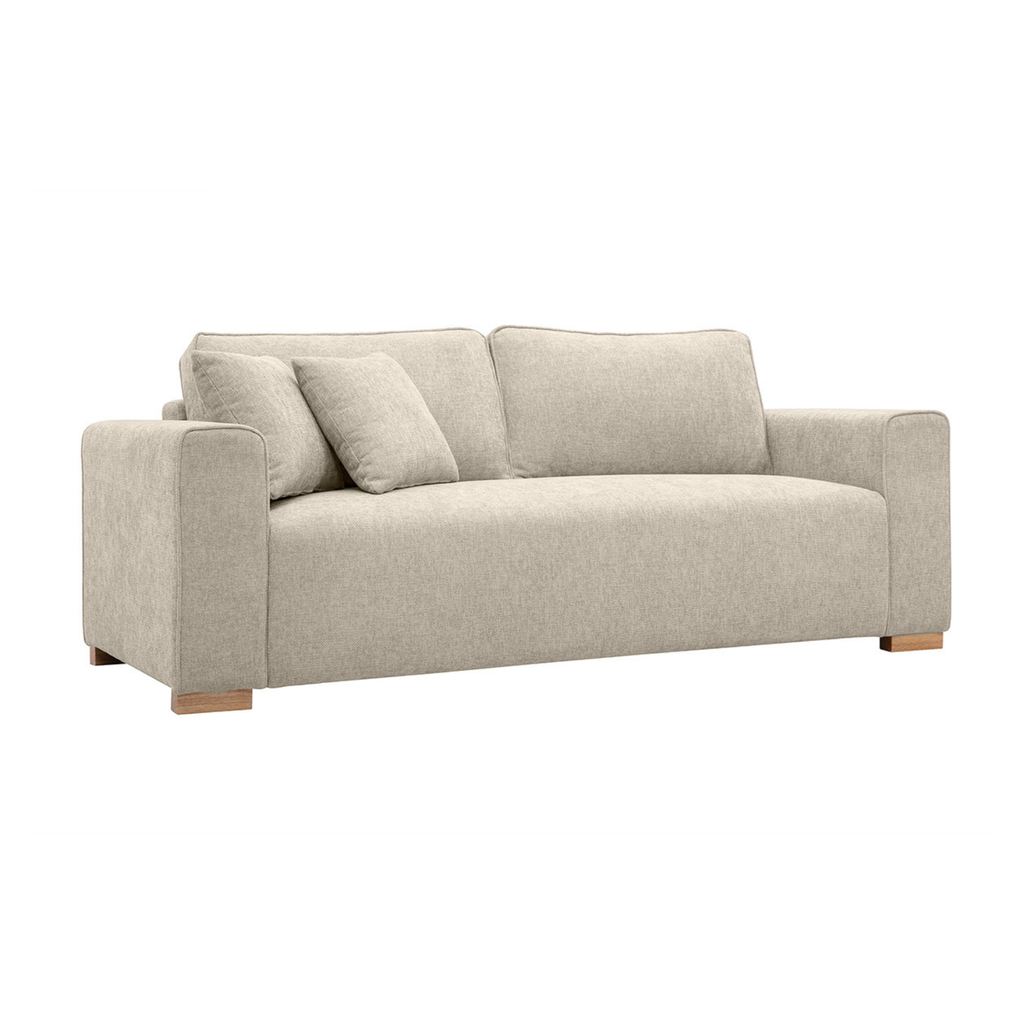 Beige Tuxedo Sofa