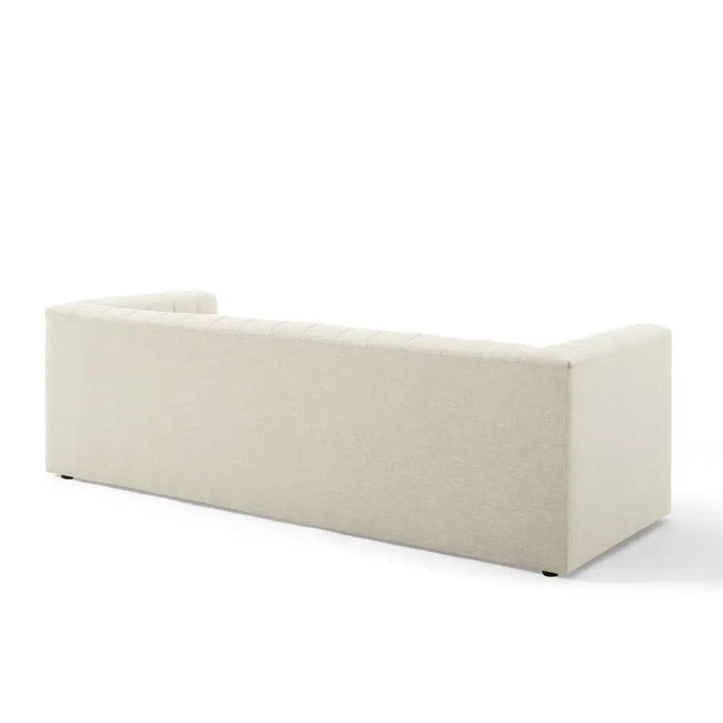 Beige Tuxedo Sofa