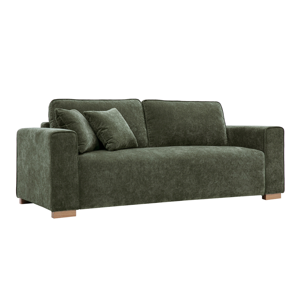 Tuxedo Velvet Sofa