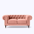 Peach Chesterfield Sofa