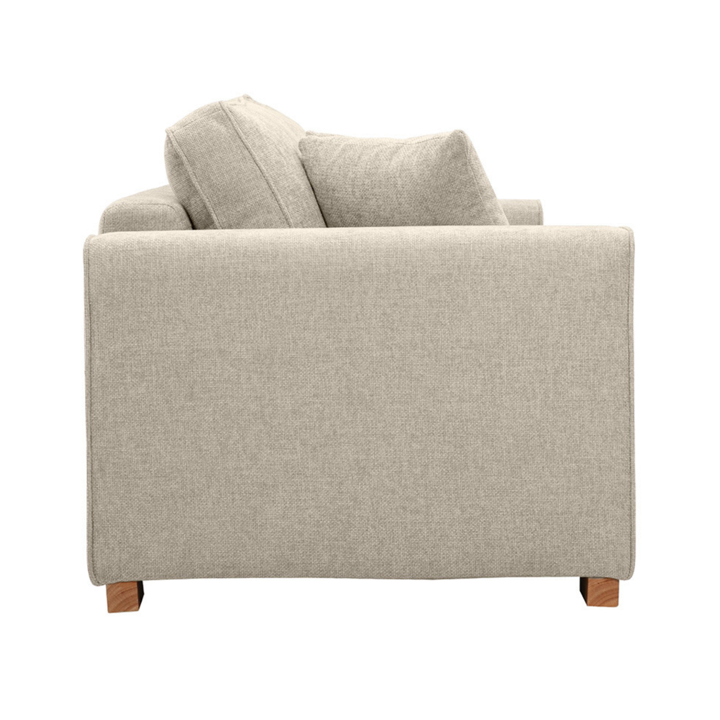 Beige Tuxedo Sofa