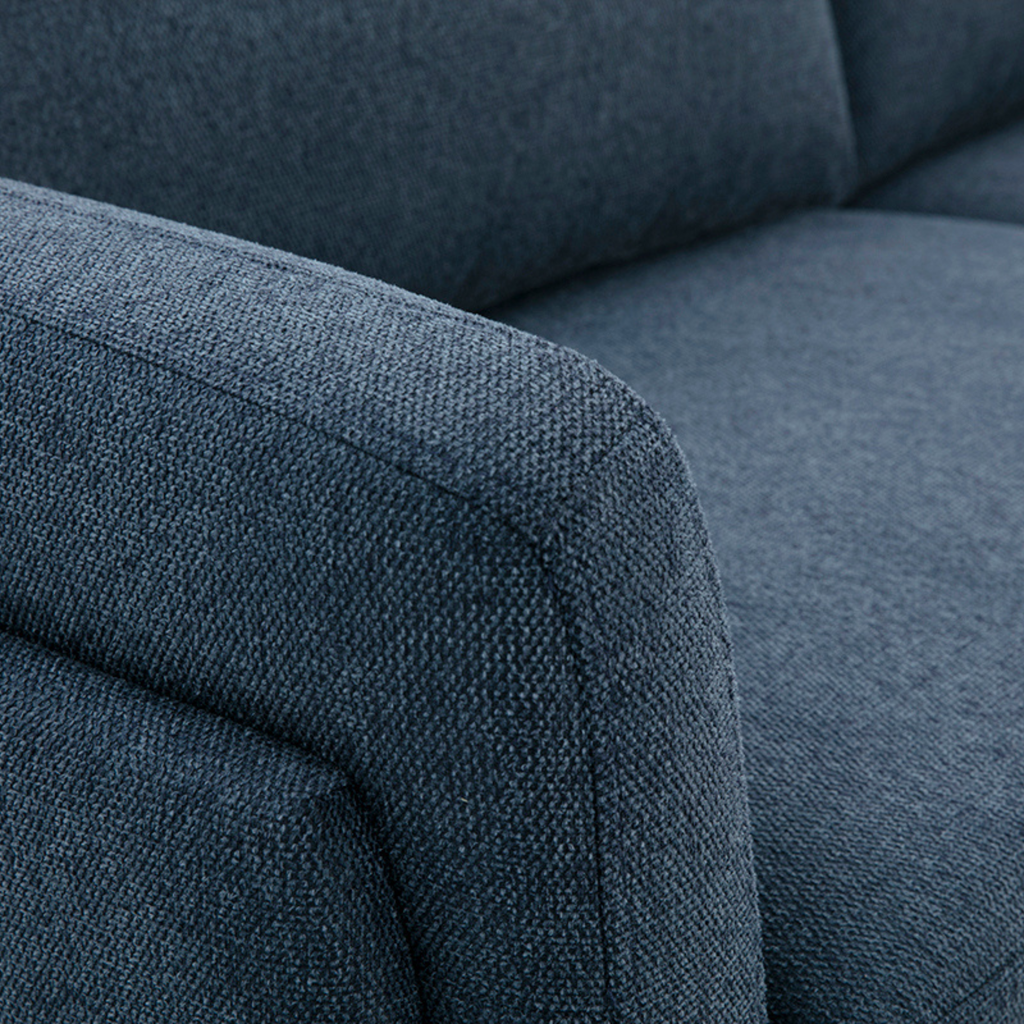 Blue Mid-Century Sofa