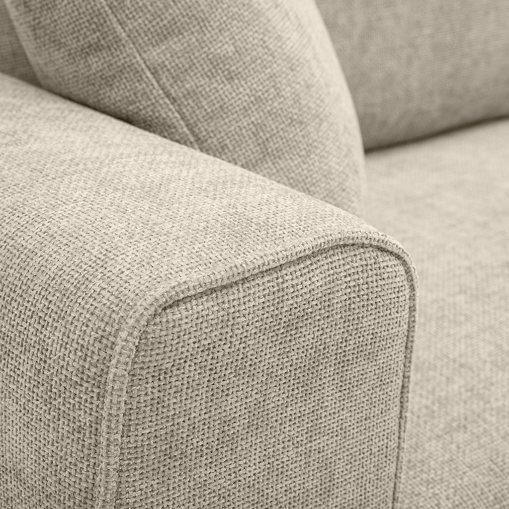 Beige Tuxedo Sofa