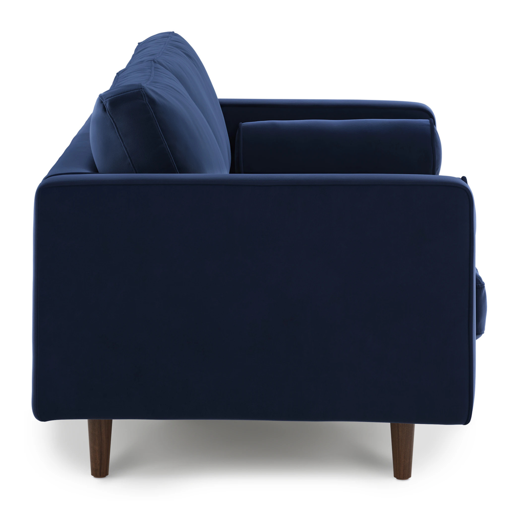 Rich Blue Tuxedo Sofa
