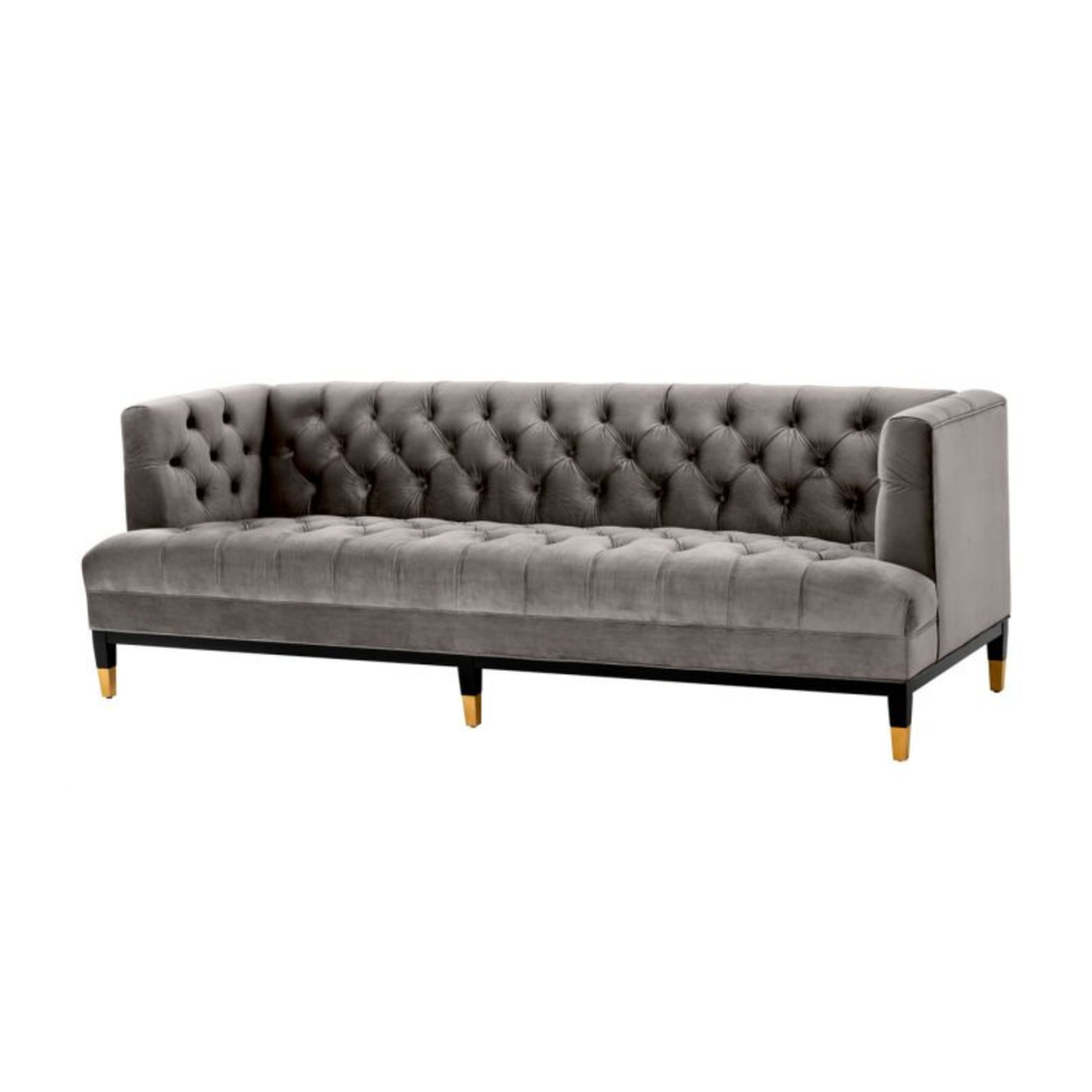 Grey Tuxedo Sofa