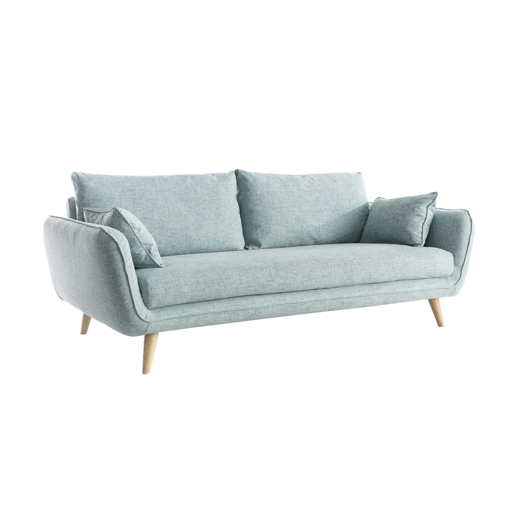 Scandinavian-inspired 3-seater sofa