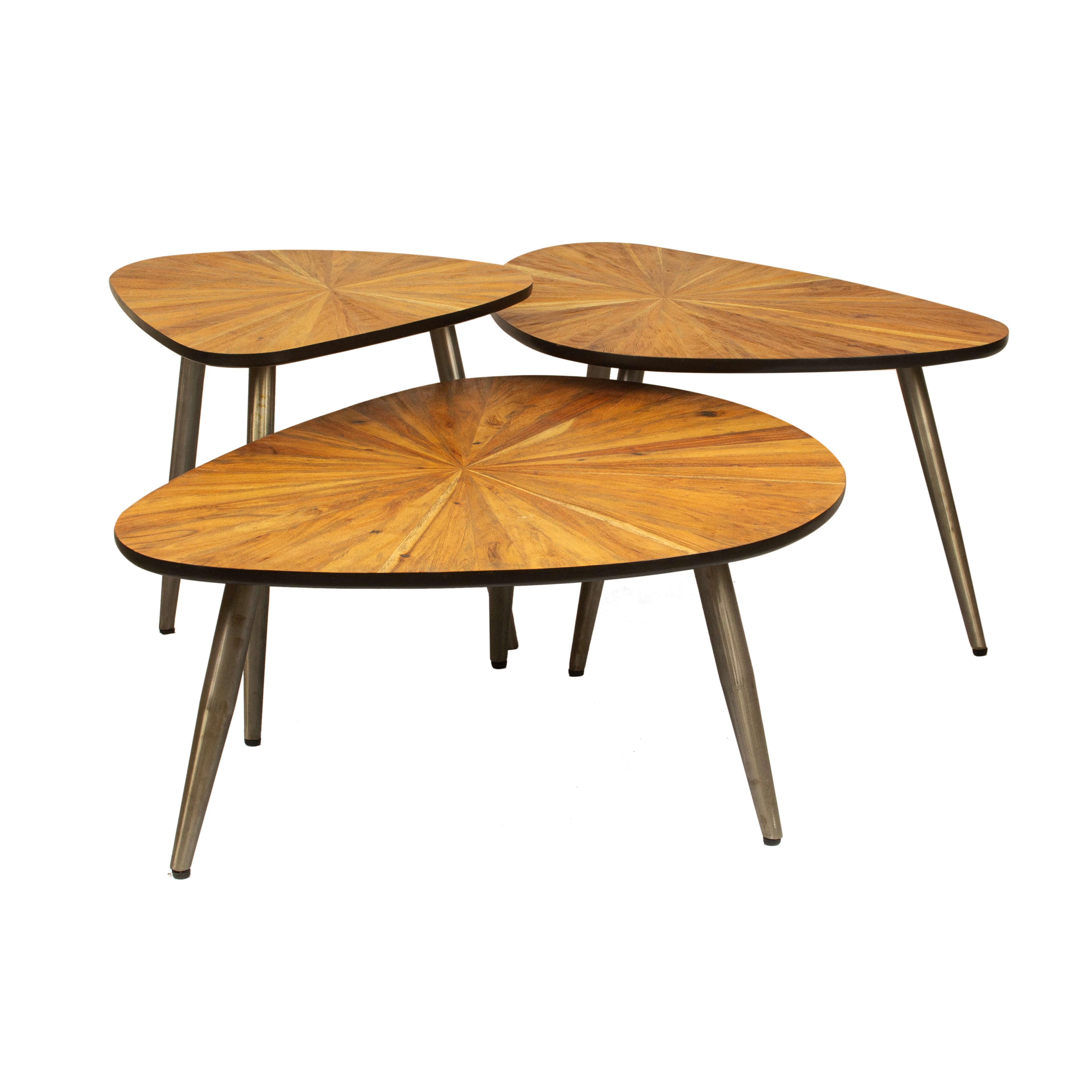 Solara Nest – 3-Piece Centre Table Set