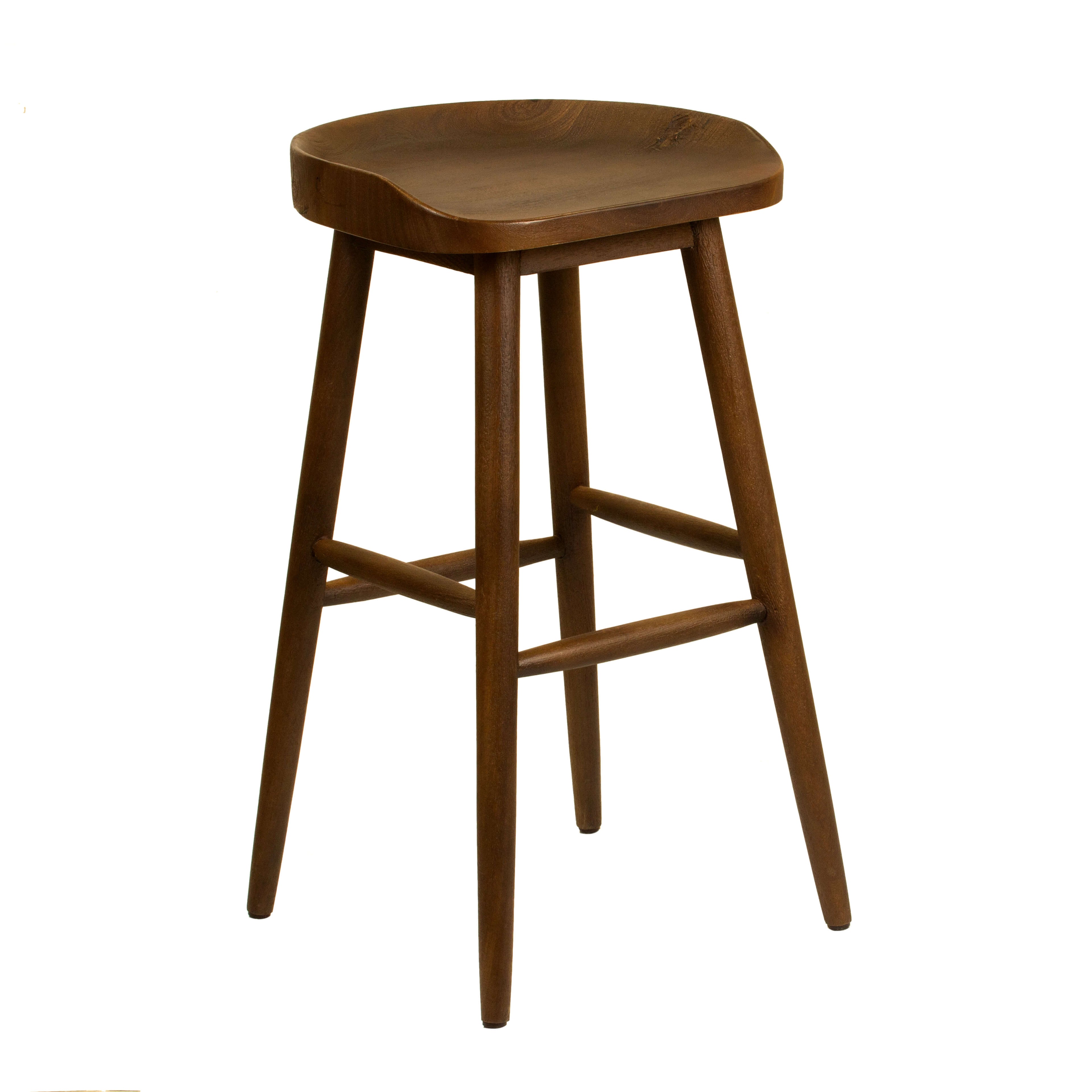 Curve Solid wood Bar Stool