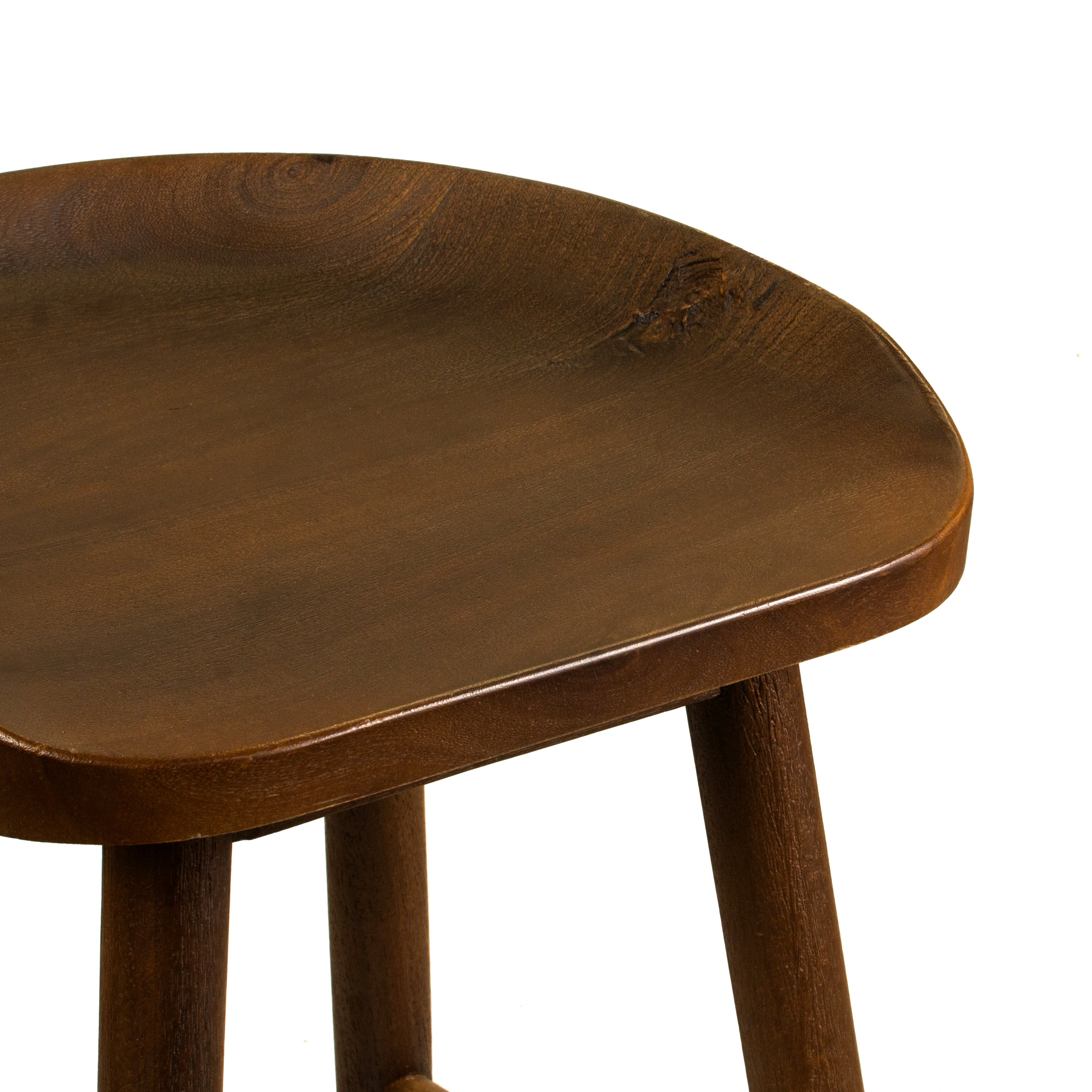 Curve Solid wood Bar Stool