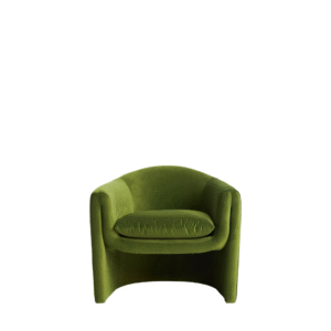 Velvet occasional chair